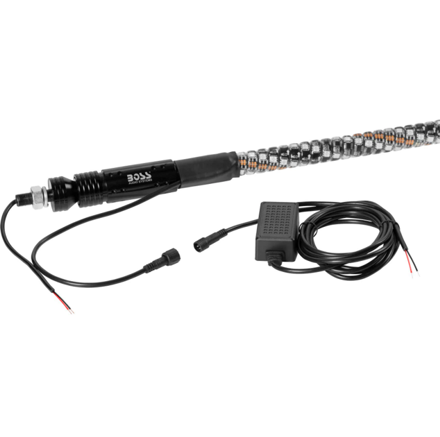 Picture of Boss Audio WP4 48 in. Multi Color & IP67 Weatherproof Systems ATV Whip Antenna
