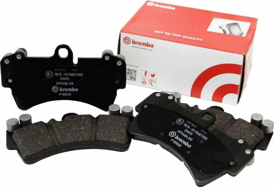 P85088N Rear Premium NAO Ceramic OE Equivalent Pad for 2003-2006 Porsche Cayenne & 2004-2010 Volkswagen Touareg