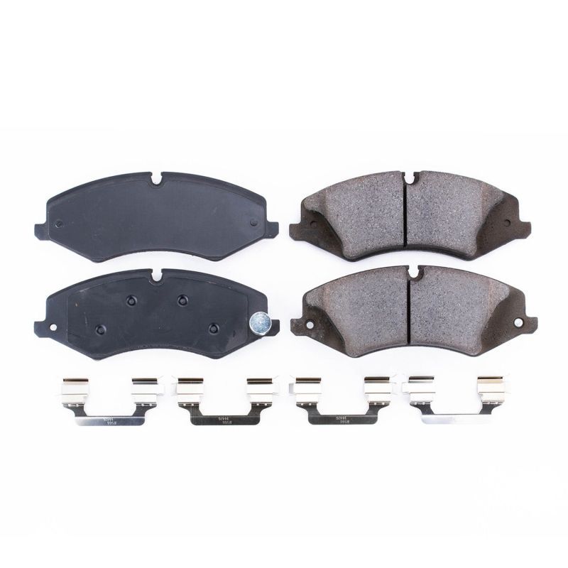 PowerStop 17-1479 Front Z17 Evolution Ceramic Brake Pad with Hardware for 2017 Land Rover Discovery