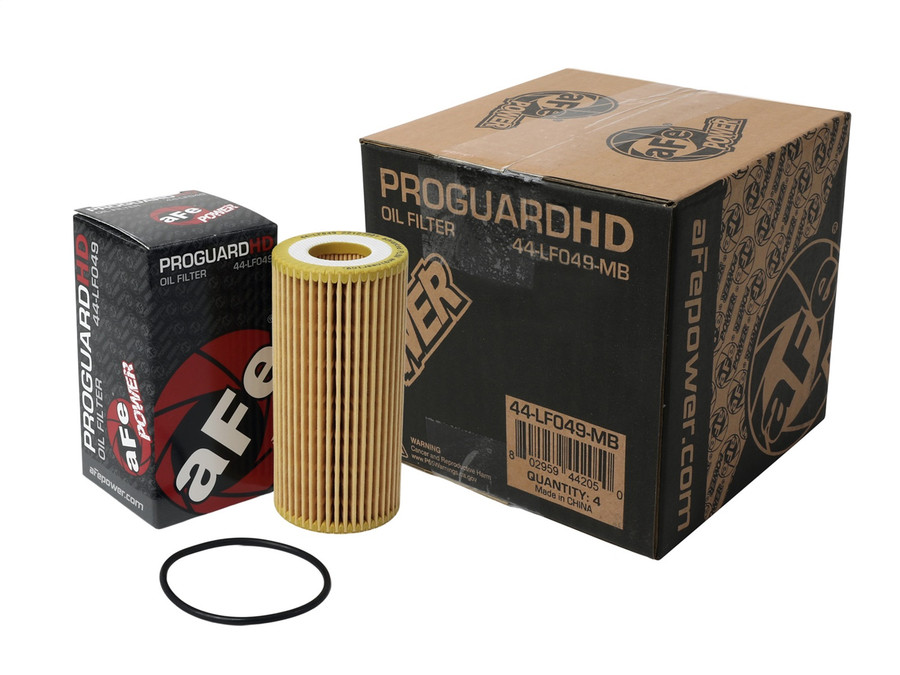 aFe Power 44-LF049-MB Pro Guard HD Oil Filter for 2017-2020 Audi A3 - Pack of 4