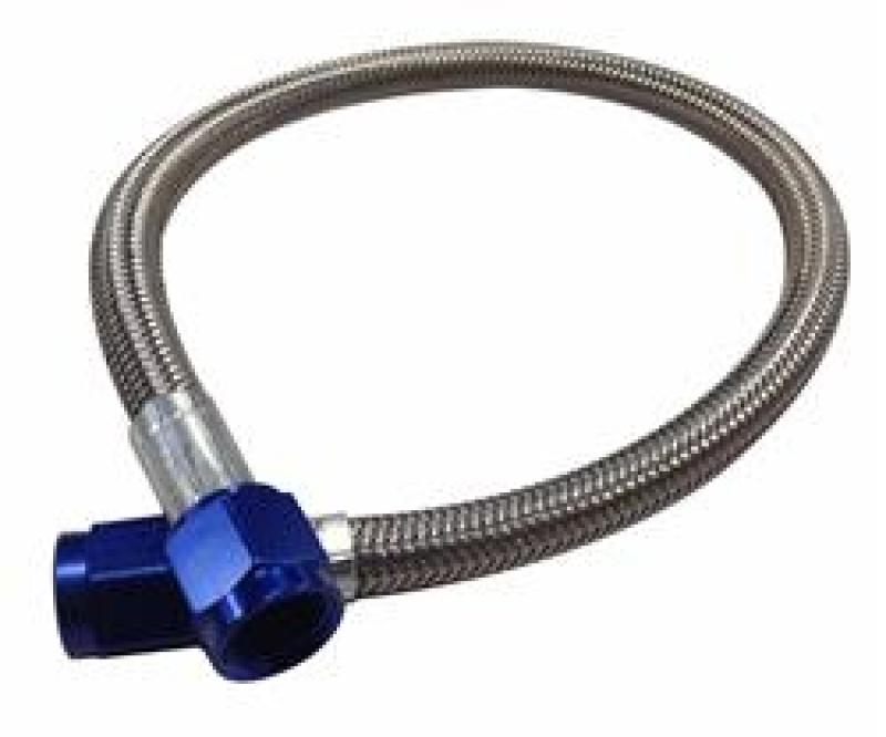 3 ft. Minus 4AN Hose Assembly Straight x Straight 36 in. Blue Nuts Nitrous Supply Line