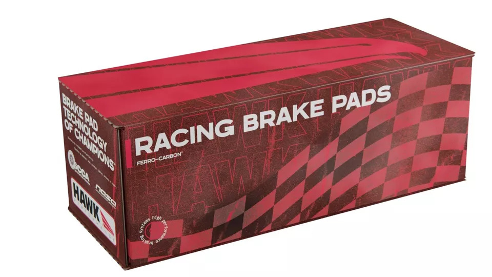 Hawk Performance HB248D.650 50th Anniversary Edition Rear ER-1 Brake Pads for 2003-2004 Chevrolet Corvette 5.7L