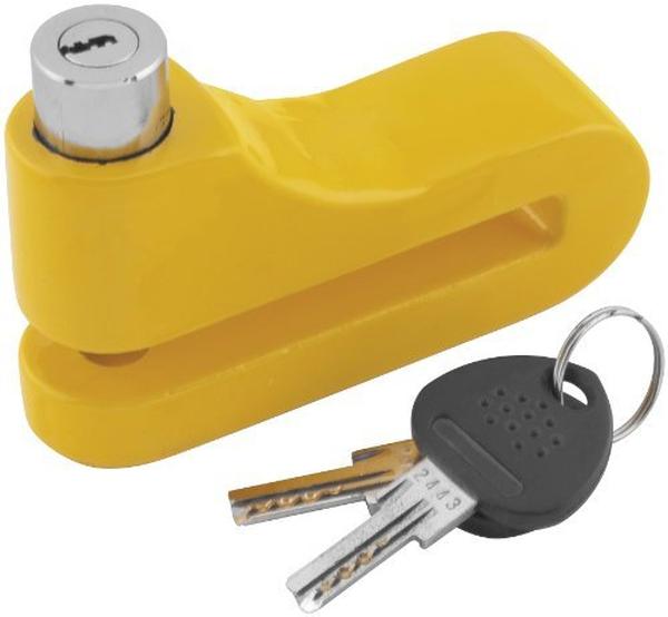 132250 Bully Lock Disc Lock 10mm - Yellow