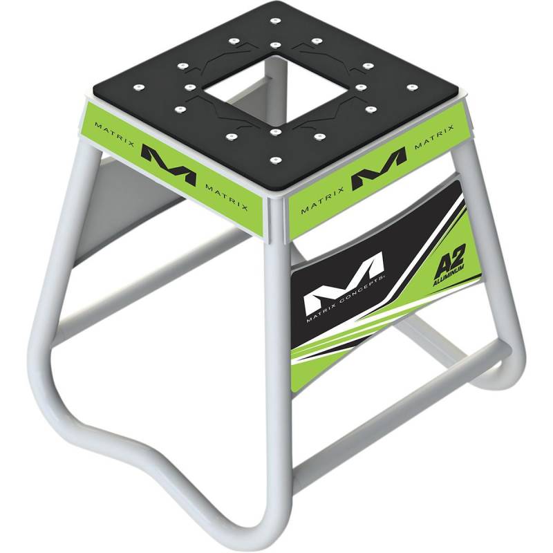 A2-105 A2 Aluminum Stand, Green & White