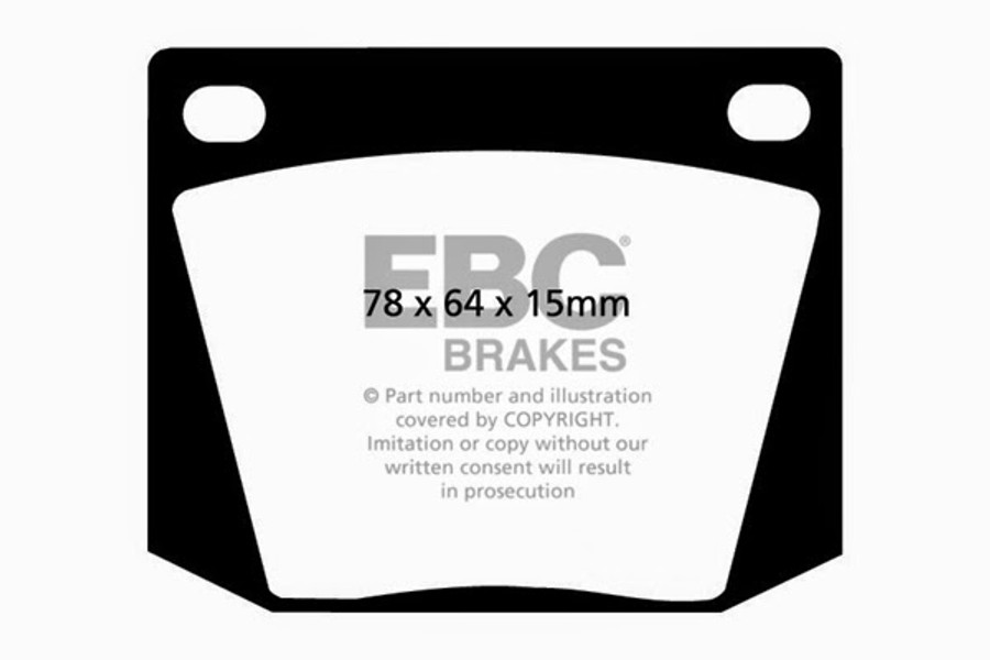 DP4169R 1963-1969 Ac Cobra 4.7 Yellowstuff Front Brake Pads
