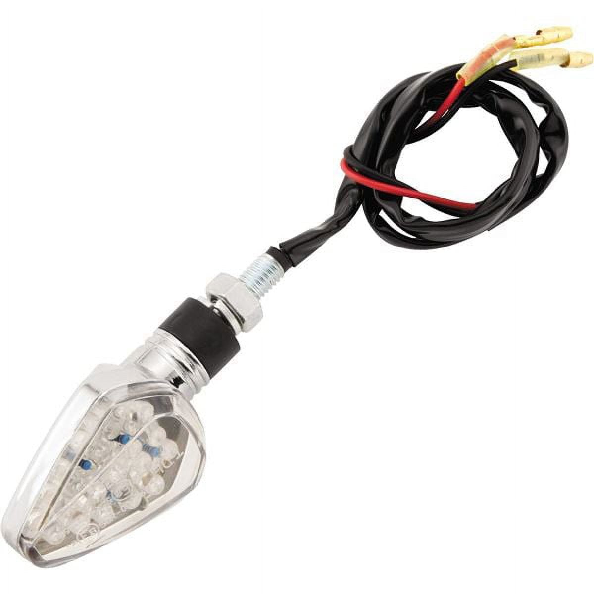 BikeMaster Arrow Head LED Turn Signal - Chrome