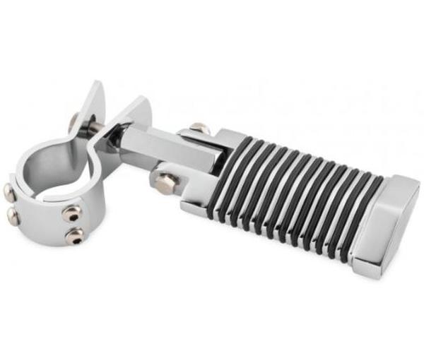 BikeMaster Engine Guard/Frame Rail Clamp Footpegs - 1" - 1-1/4" / 3 Clamp