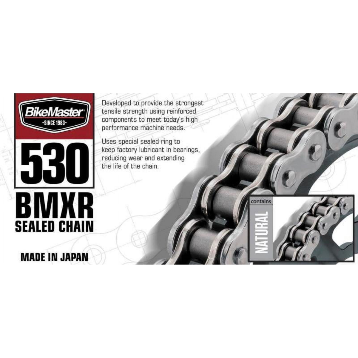 BikeMaster 530 BMXR X-Ring Master Link - Gold, Rivet