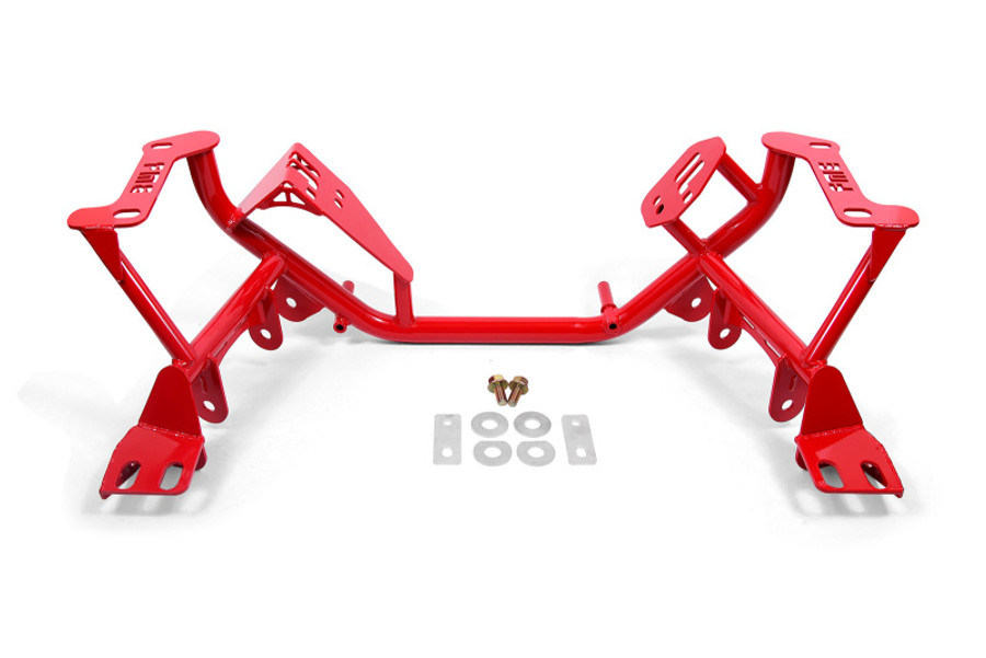 KM731R 1979-1995 Ford Mustang K-Member Standard Version with Coilover Perches - Red