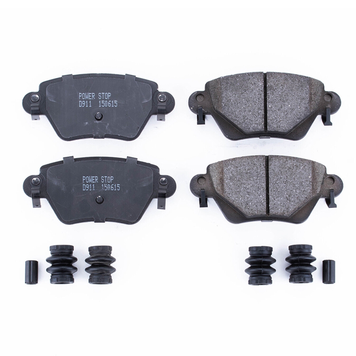 PowerStop 17-911 2002-2005 Jaguar X-Type Rear Z17 Evolution Ceramic Brake Pads with Hardware