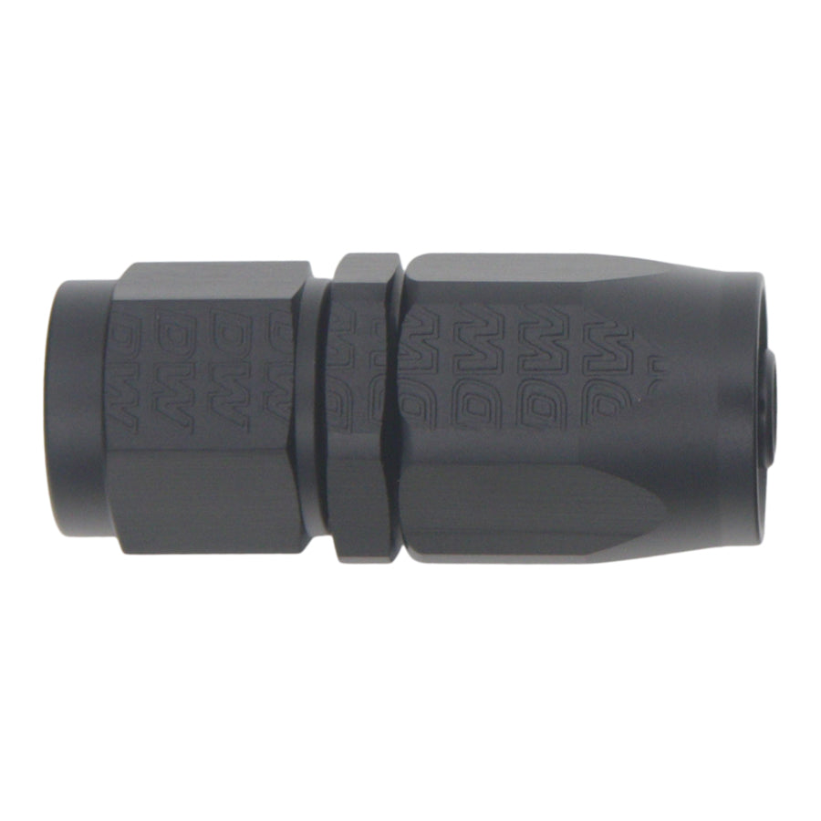 6-02-0801-B 6AN Female Swivel Strait Hose End CPE - Anodized Matte Black