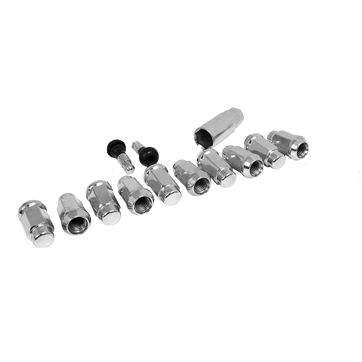 603-1435-10 0.5 in. Closed Acorn Lug with Spline Head - Set of 10 -  Race Star