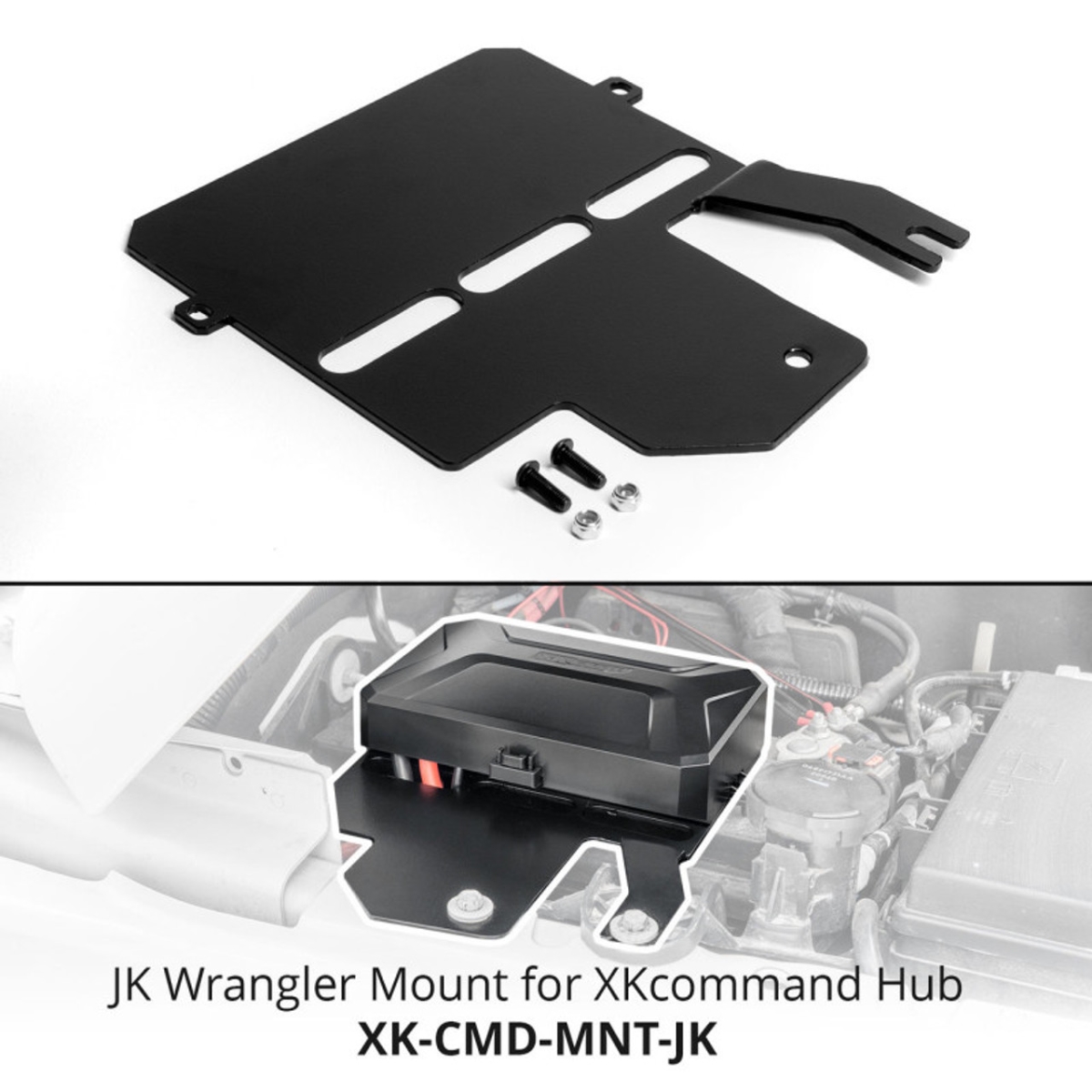 Picture of XKGlow XK-CMD-MNT-JK XKcommand Hub Mounting Bracket for Wrangler JK