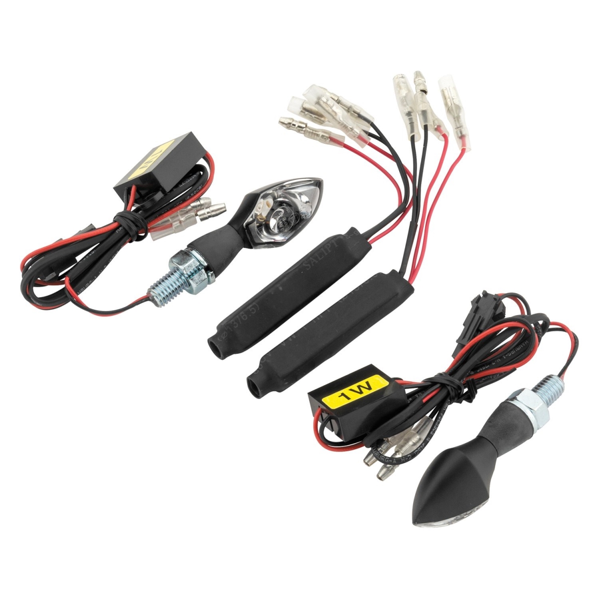 266237 MicroBright Black Turn Signal, Black - Set of 2