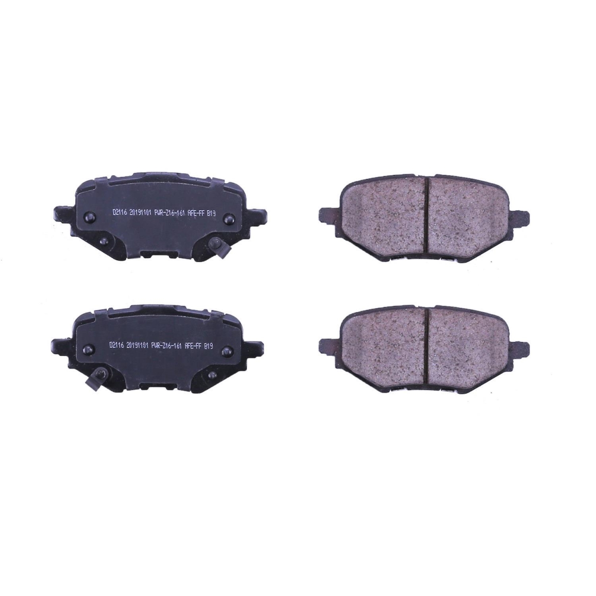 PowerStop 16-2116 Rear Z16 Evolution Ceramic Brake Pads for 2018-19 Honda Clarity