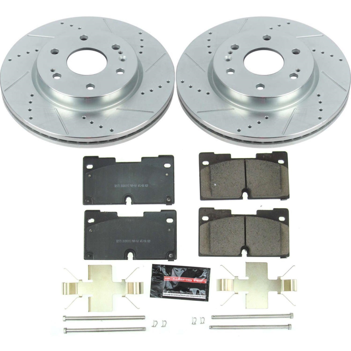 PowerStop K8172 Front Z23 Evolution Sport Brake Kit for 2019 GM 1500