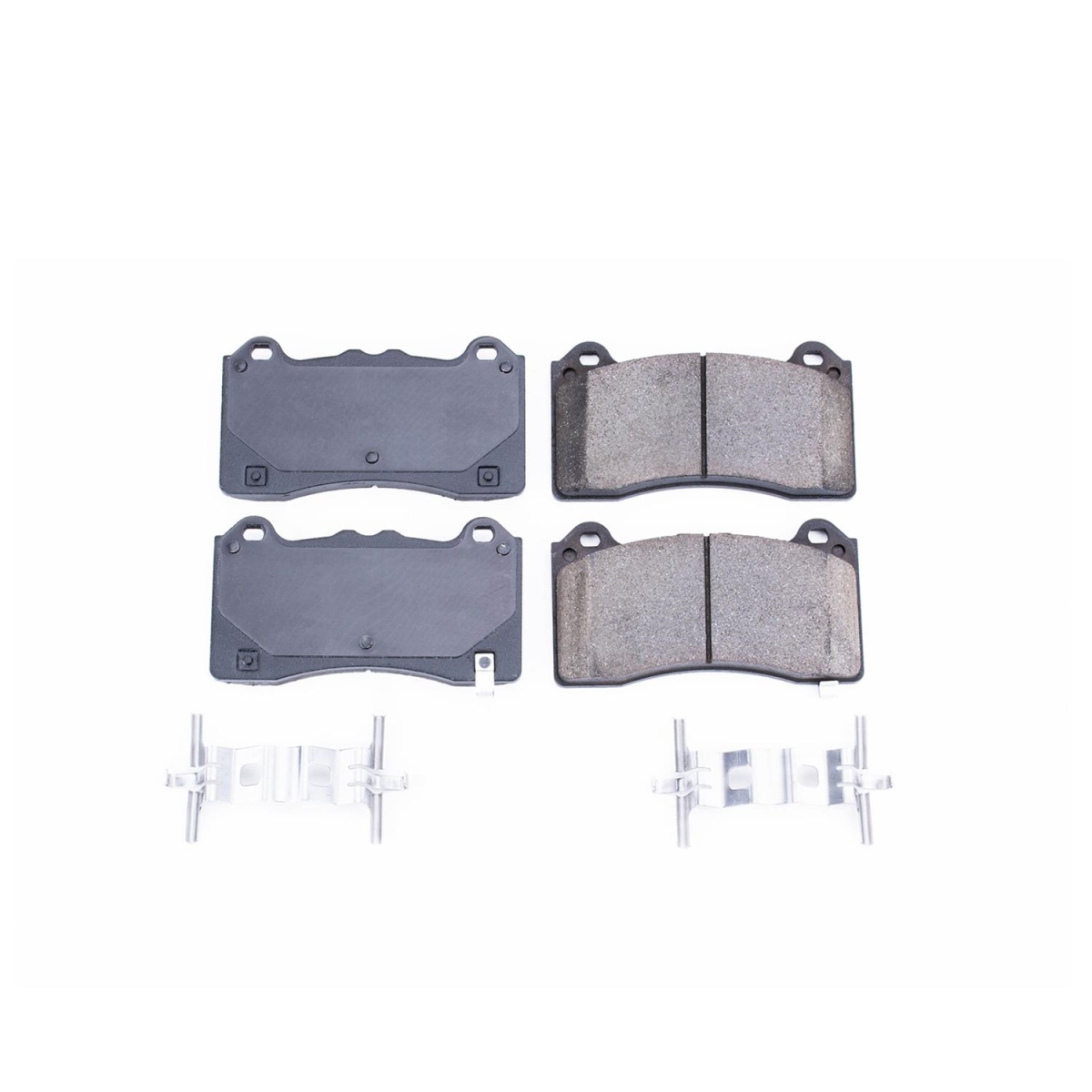 PowerStop 17-1977 Front Z17 Evolution Ceramic Brake Pads with Hardware for 2016-18 Ford Focus