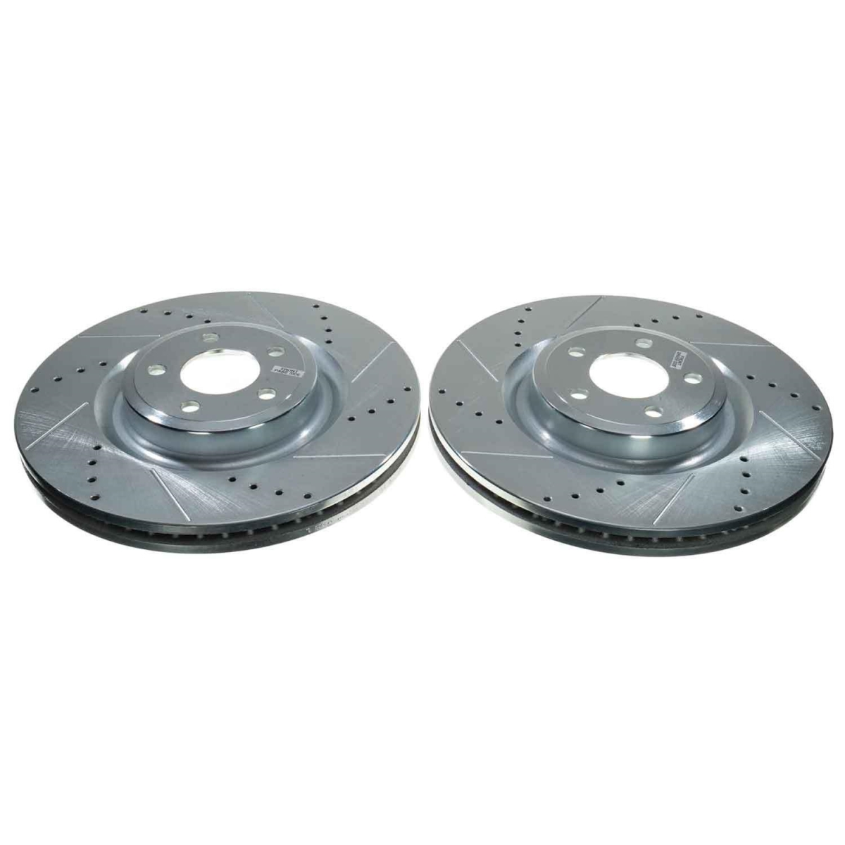 Front Drilled & Slotted Brake Rotor for 2020-21 Lincoln Aviator - Set of 2