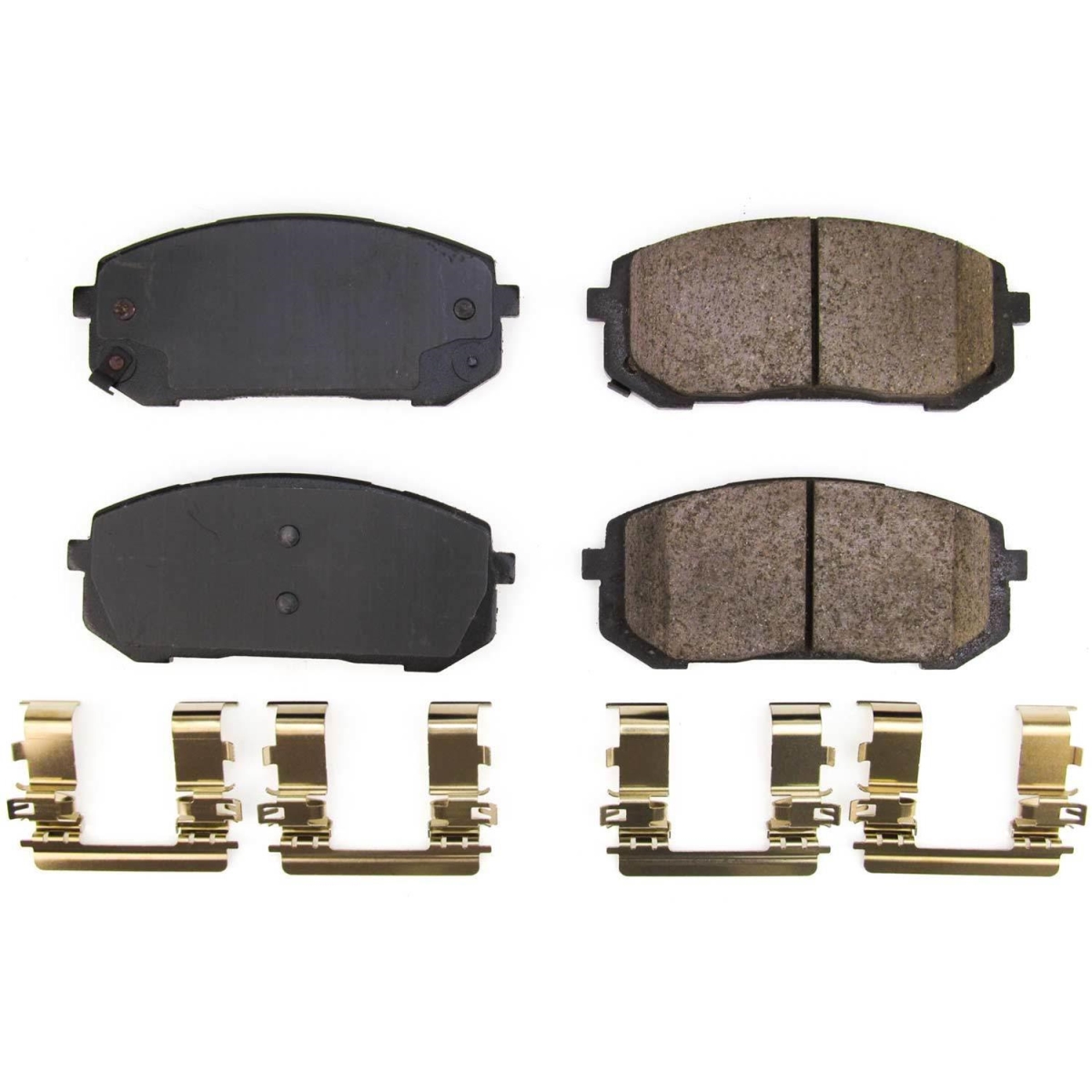 PowerStop 17-8003 Front Z17 Evo Ceramic Brake Pad with Hardware for 2021-22 Hyundai Elantra