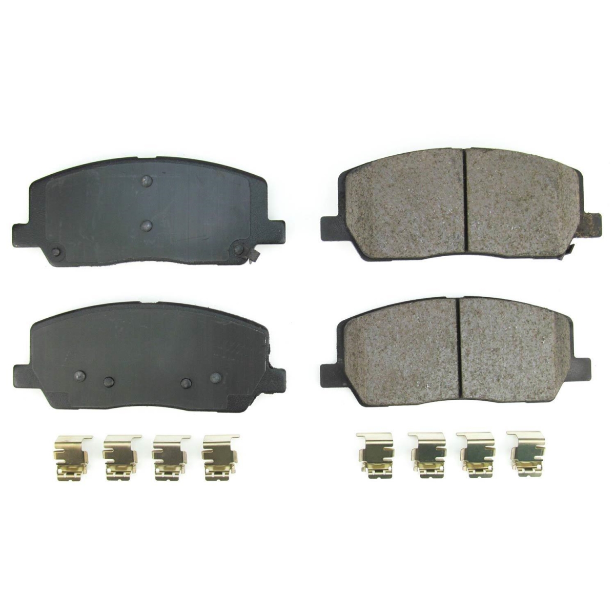 Front Z17 Evo Ceramic Brake Pad with Hardware for 2021 Genesis GV80