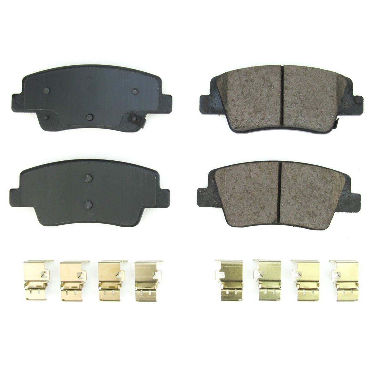 Rear Z17 Evo Ceramic Brake Pad with Hardware for 2021 Genesis G80
