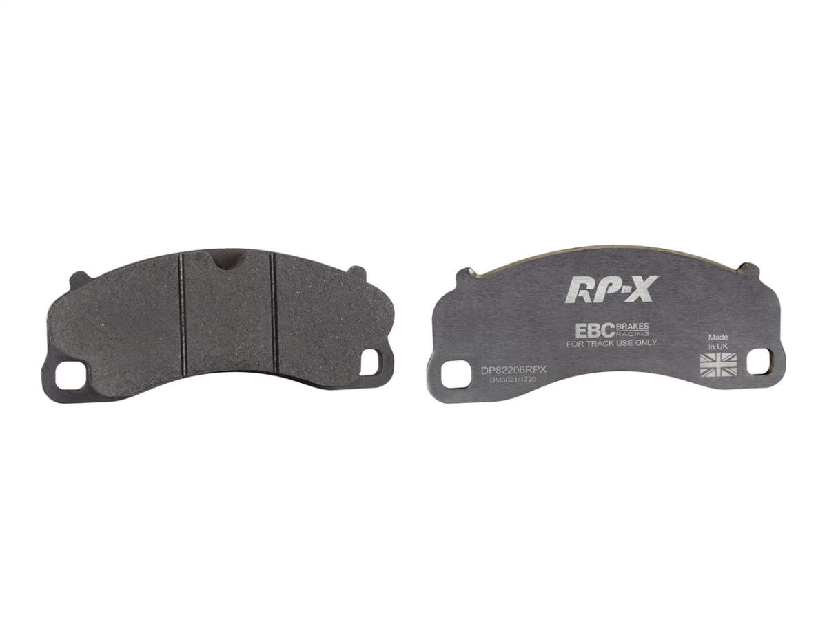 DP82206RPX Racing Front Brake Pads with Cast Iron Rotor Only for 2013-15 Porsche 911 991 3.8L GT3 RP-X