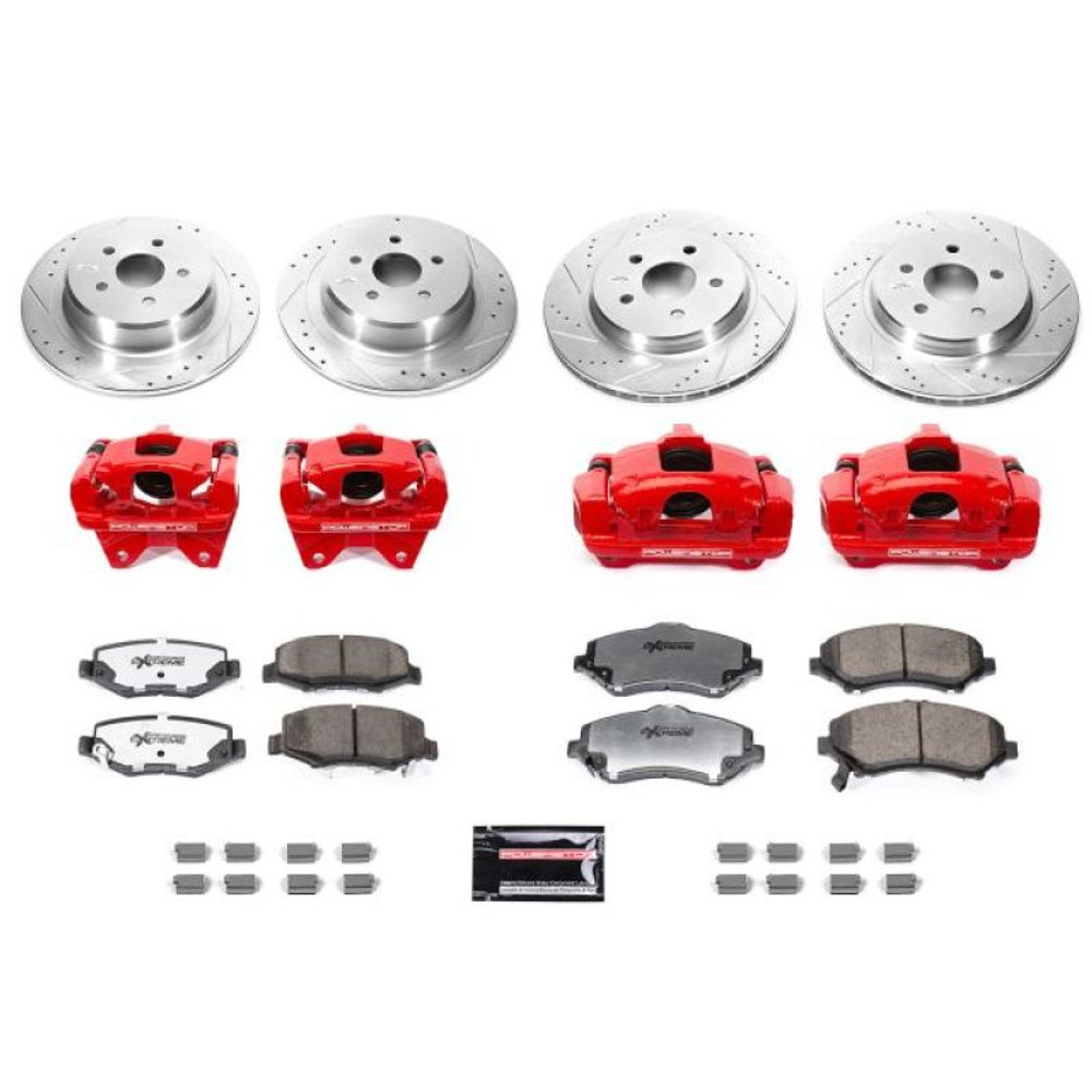 PowerStop BBK-JK-002R Big Brake Conversion Kit for 2011 Jeep Wrangler 70th Anniversary