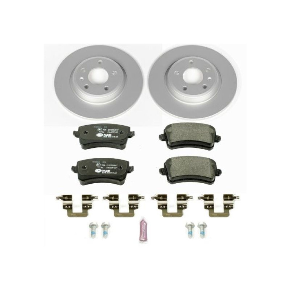 PowerStop ESK4745 Euro-Stop Kit for 2009-2014 Audi A4 Base