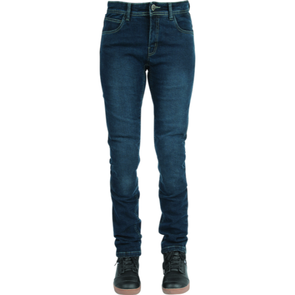 889852 Fast Times Jeans for Women - Denim Blue - 8 Long