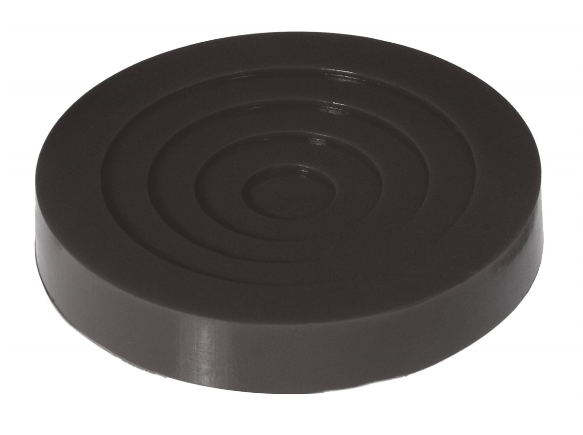 19-1405-BL Universal Jack Pad 5 in. Diameter Model, Black