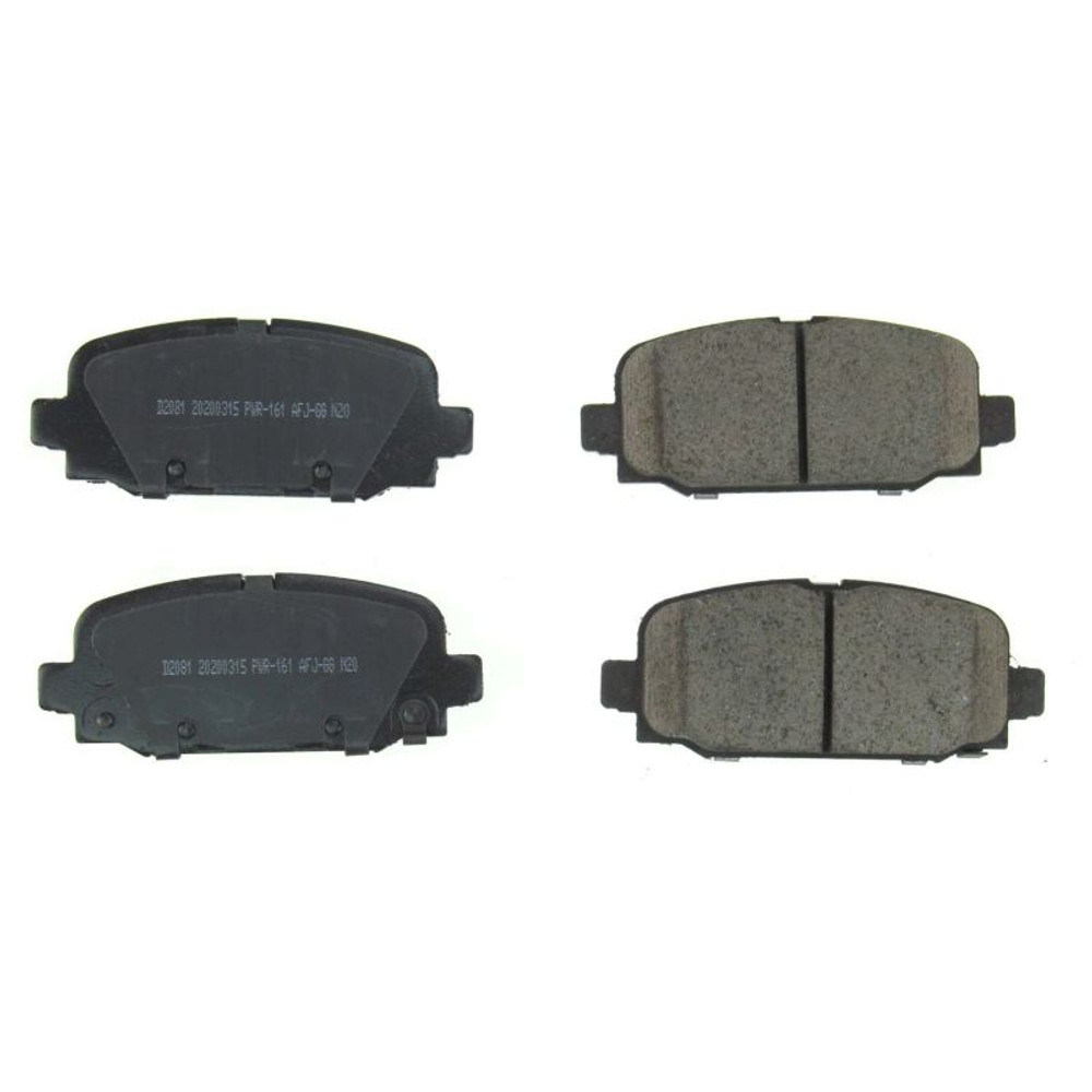 PowerStop 16-2081 Z16 Evolution Brake Pads for 2019-2021 Jeep Compass Altitude