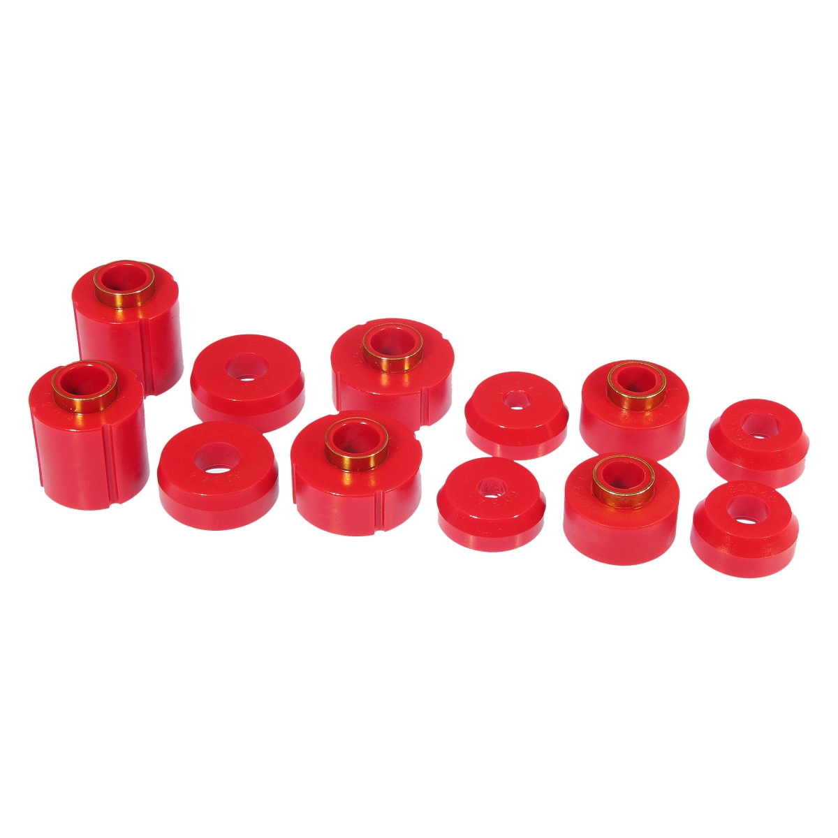 6-106 Front & Rear Body Mount Bushing Kit for 1983-1997 Ford Ranger - Red