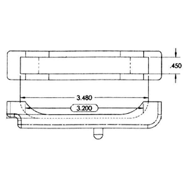 Big Block Radiator Insolators for 1968-1987 GMC - Red