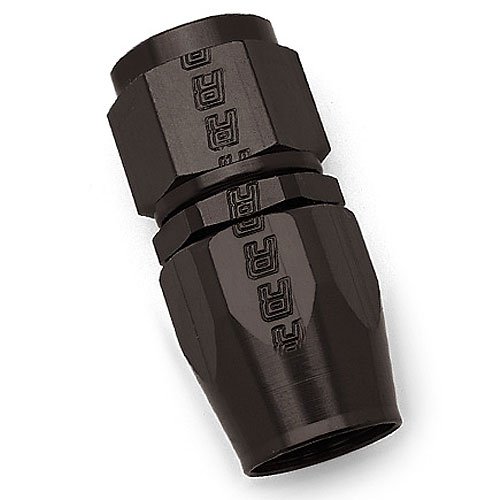 Performance Straight Full Flow Hose End - Black