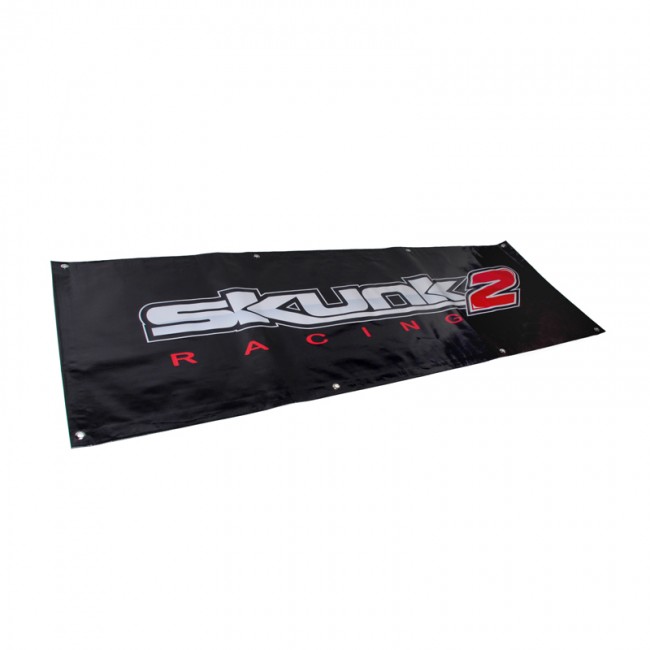 836-99-1443 5 ft. Vinyl Shop Banner, Black