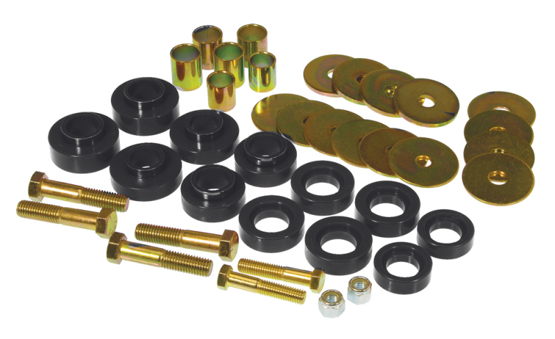 Body Mount Kit with Hardware for 1967-1981 Chevy Camaro - Black