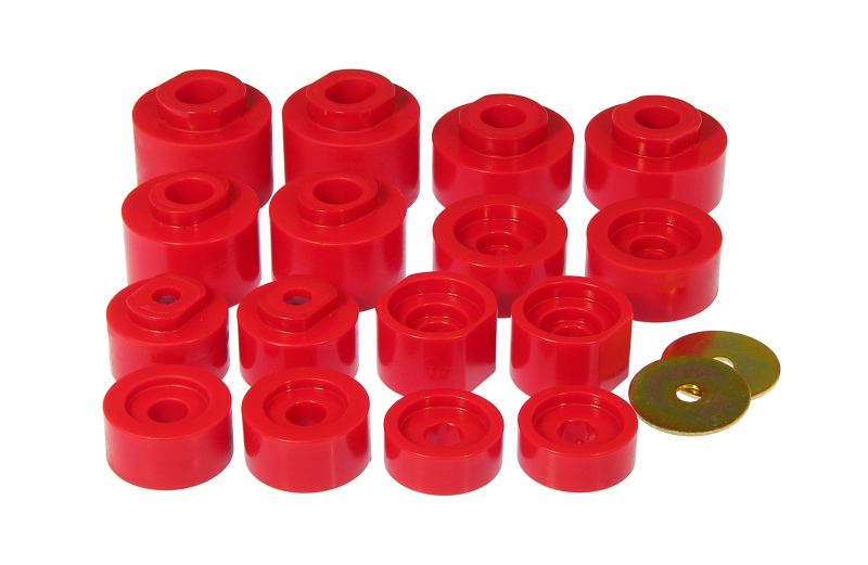 Track Cab Mounts for 2001-2005 Ford Explorer Sport - Red