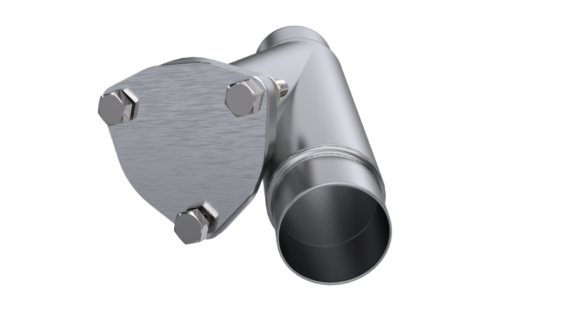 2.25 in. Weld-On QTEC Exhaust Cutout Y-Pipe