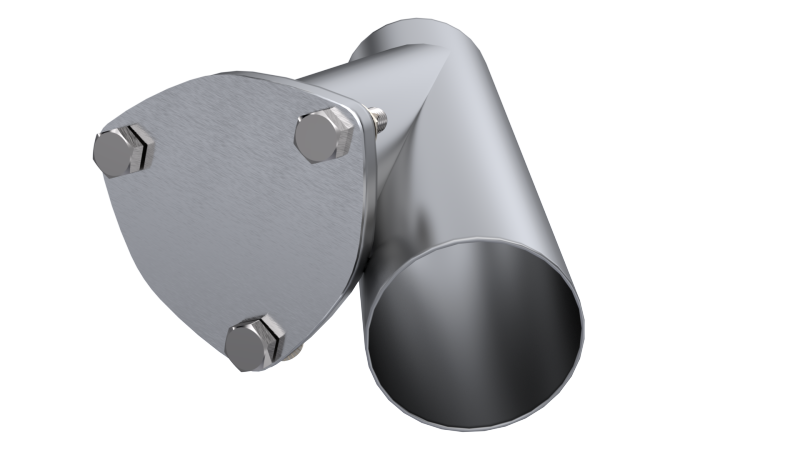 3 in. Weld-On QTEC Exhaust Cutout Y-Pipe