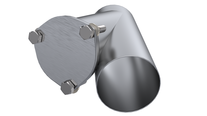 4 in. Weld-On QTEC Exhaust Cutout Y-Pipe