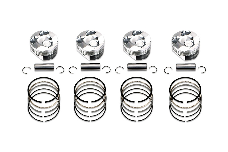 Dish Piston Set with Ring for 15 Plus Subaru FA20 WRX 86.25 mm Plus 0.25 mm
