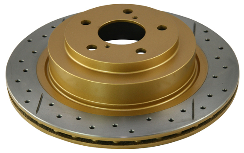 02-09 Subaru WRX STI & 2017 BRZ with Performance Pack 10 Hole Front Drilled & Slotted Street Series Rotor