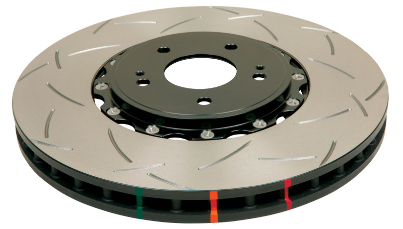 Picture of DBA 52320BLKS Front Slotted 5000 Series Rotor Assembled with Black Hat for 2009-2011 Nissan GTR R-35 - 2 Piece