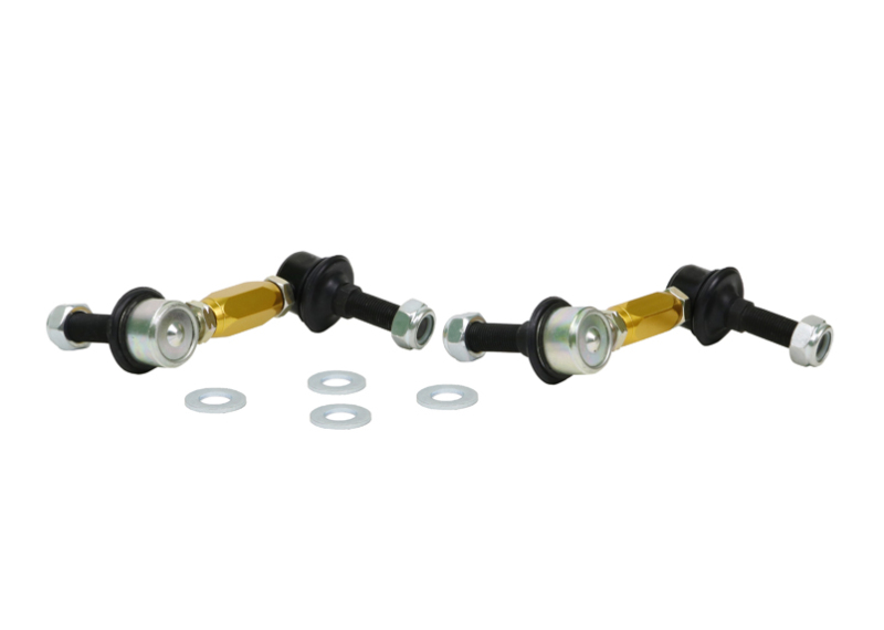 Whiteline KLC180-090 Universal Sway Bar Link Assembly Heavy Duty Adjustable Ball Style
