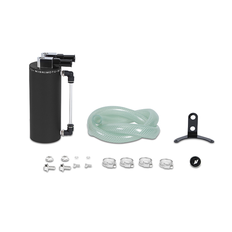 Small Aluminum Oil Catch Can - Wrinkle Black