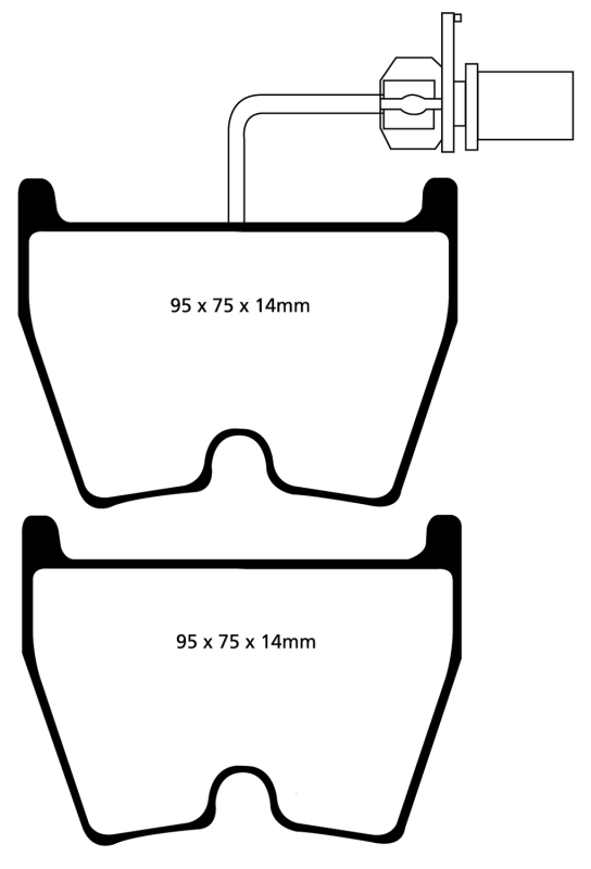 Bluestuff Front Brake Pads for 06-09 Audi RS4 4.2