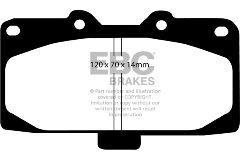 DP21200 Greenstuff Front Brake Pads for 98-03 Nissan Skyline 2.5 GT