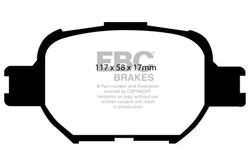 DP21325 Greenstuff Front Brake Pads for 04-10 Scion TC 2.4