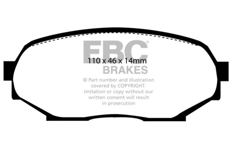 DP2802 Greenstuff Front Brake Pads for 90-93 Geo Storm 1.6