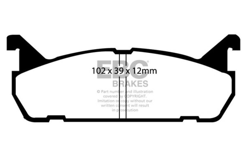 DP2828 Greenstuff Rear Brake Pads for 91-96 Ford Escort 1.8